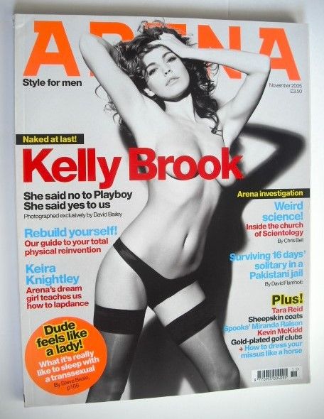 <!--2005-11-->Arena magazine - November 2005 - Kelly Brook cover