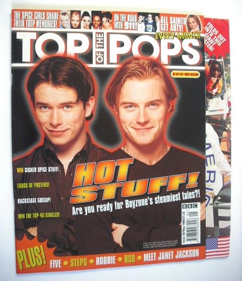 <!--1998-05-->Top Of The Pops magazine - Stephen Gately and Ronan Keating c