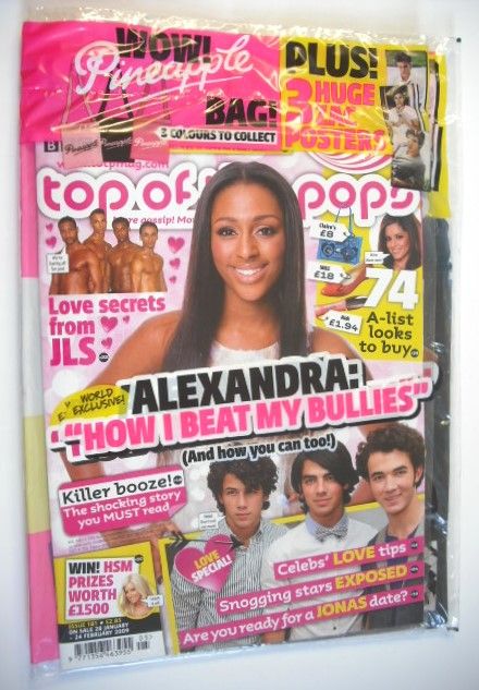 Top Of The Pops magazine - Alexandra Burke cover (28 January-24 February 2009)