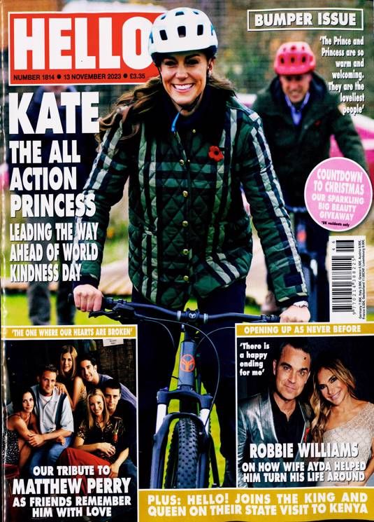 Hello! magazine - Kate Middleton cover (13 November 2023 - Issue 1814)