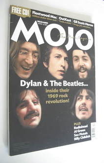 MOJO magazine - Bob Dylan and The Beatles cover (December 2003 - Issue 121)