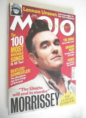 MOJO magazine - Morrissey cover (June 2004 - Issue 127)