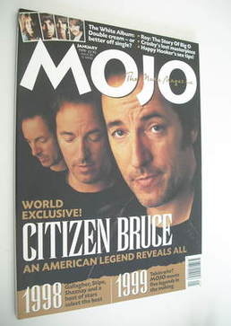 MOJO magazine - Bruce Springsteen cover (January 1999 - Issue 62)