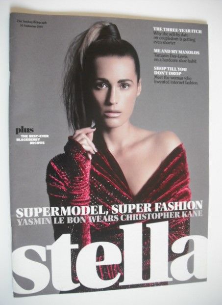Stella magazine - Yasmin Le Bon cover (16 September 2007)