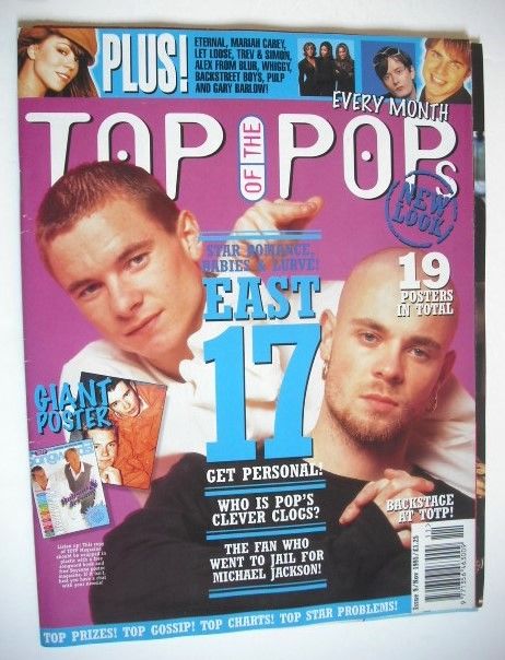 Top Of The Pops magazine - East 17 cover (November 1995)