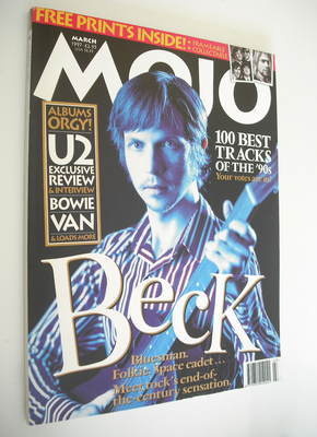 MOJO magazine - Beck cover (March 1997 - Issue 40)
