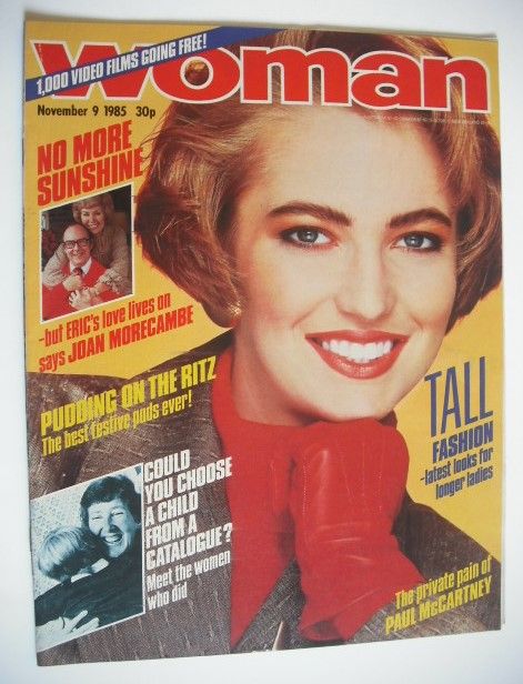 <!--1985-11-09-->Woman magazine - 9 November 1985