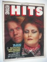<!--1982-05-13-->Smash Hits magazine - Yazoo cover (13-26 May 1982)