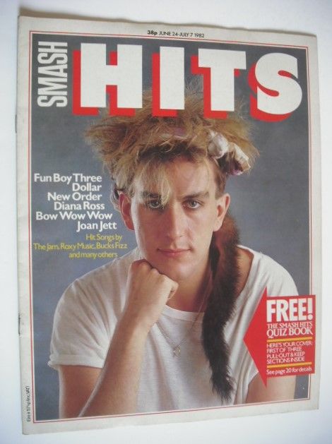 Smash Hits magazine - Terry Hall cover (24 June - 7 July 1982)