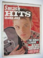 <!--1982-11-11-->Smash Hits magazine - Edwyn Collins cover (11-24 November 1982)