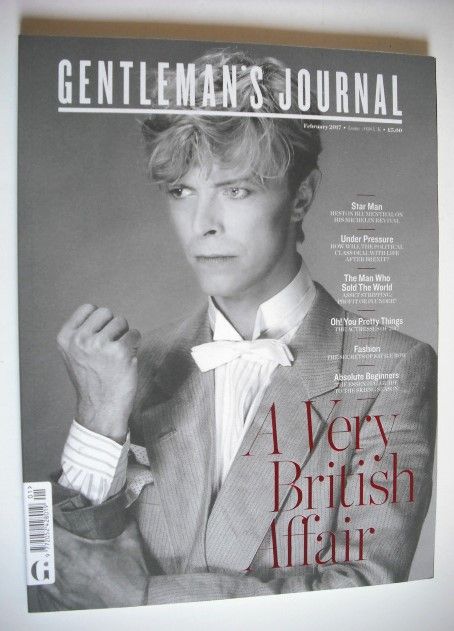Gentleman's Journal magazine - February 2017 - David Bowie cover