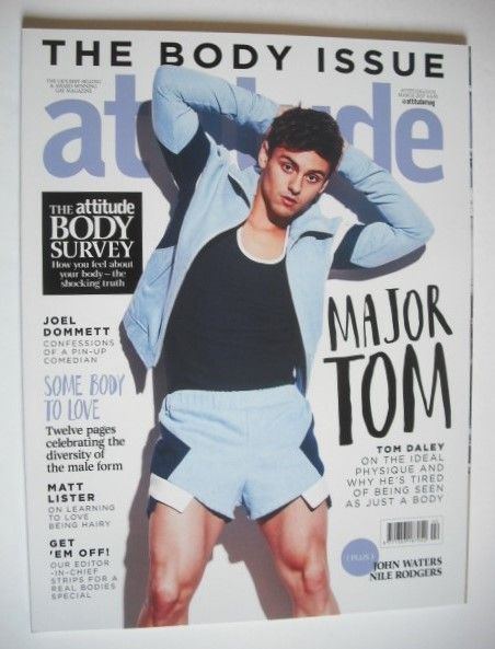 Attitude magazine - Tom Daley cover (March 2017)