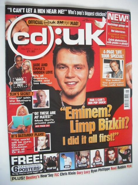 cd:uk magazine - Paul Cattermole cover (May 2001)