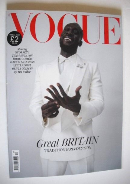 British Vogue magazine - December 2023 - Stormzy cover