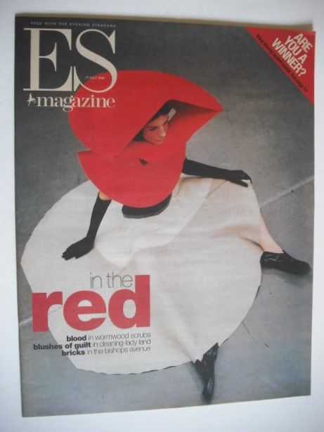 <!--1998-07-17-->Evening Standard magazine - In The Red cover (17 July 1998