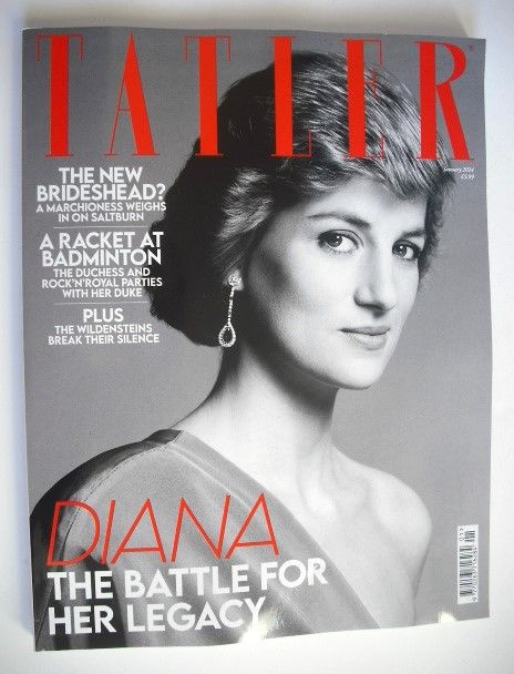 Tatler magazine - January 2024 - Princess Diana cover