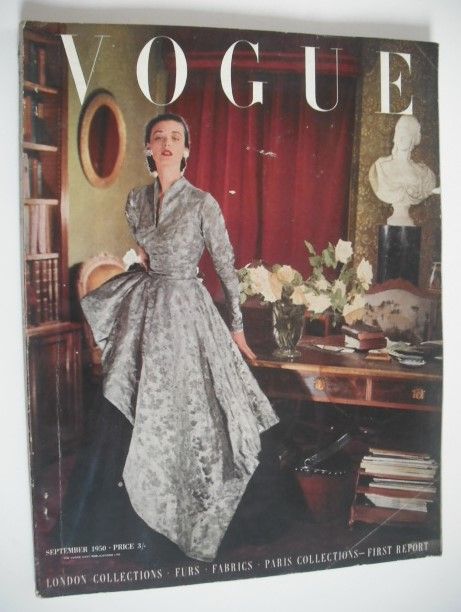 British Vogue magazine - September 1950 (Vintage Issue)