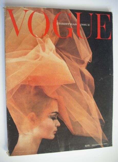 British Vogue magazine - December 1962 (Vintage Issue)