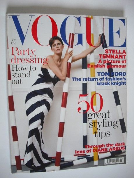 British Vogue magazine - November 2005 - Stella Tennant cover