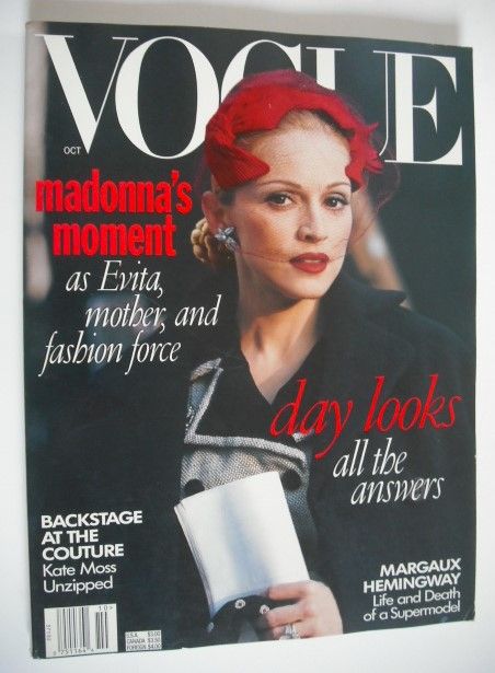 US Vogue magazine - October 1996 - Madonna cover