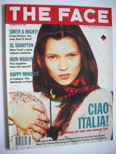 The Face magazine - Kate Moss cover (May 1990 - Volume 2 No. 20)