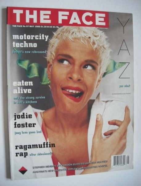 The Face magazine - Yazz cover (May 1988 - Issue 97)