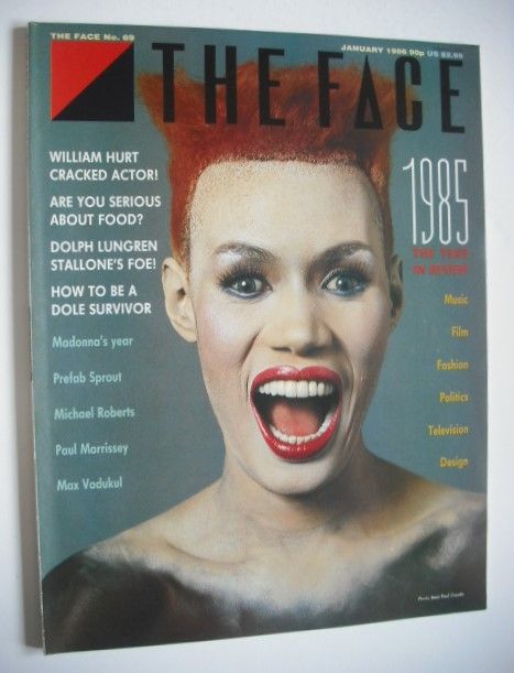 The Face magazine - Grace Jones cover (January 1986 - Issue 69)