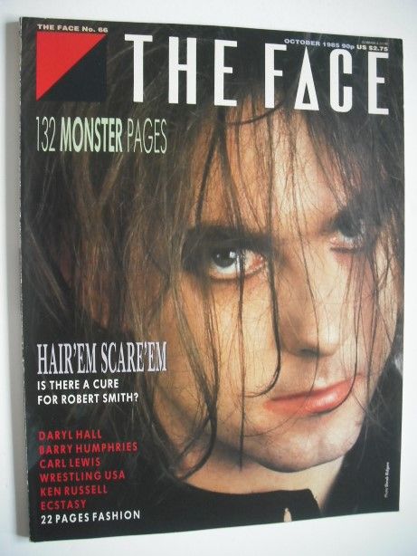 The Face magazine - Robert Smith cover (October 1985 - Issue 66)
