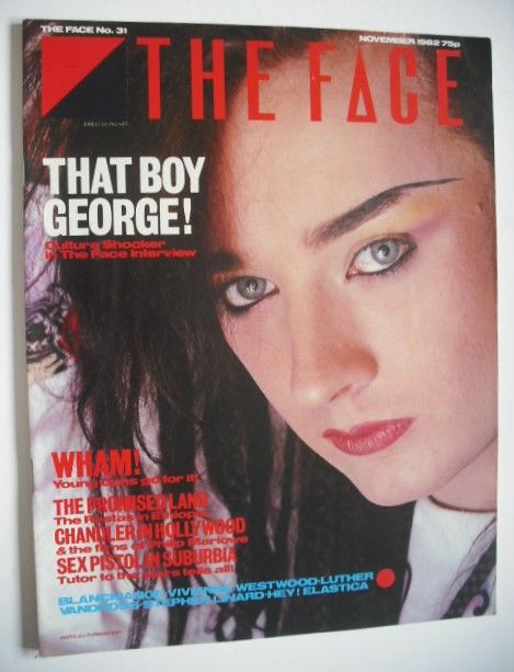 The Face magazine - Boy George cover (November 1982 - Issue 31)