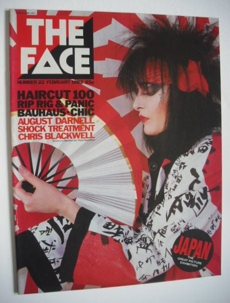 The Face magazine - Siouxsie Sioux cover (February 1982 - Issue 22)