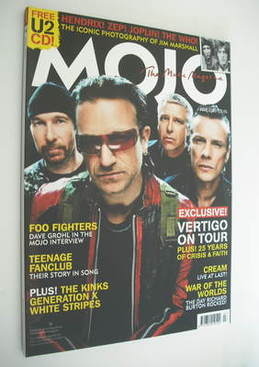 <!--2005-07-->MOJO magazine - U2 cover (July 2005 - Issue 140)