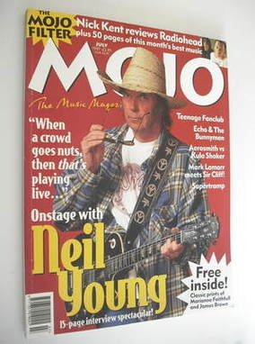 MOJO magazine - Neil Young cover (July 1997 - Issue 44)