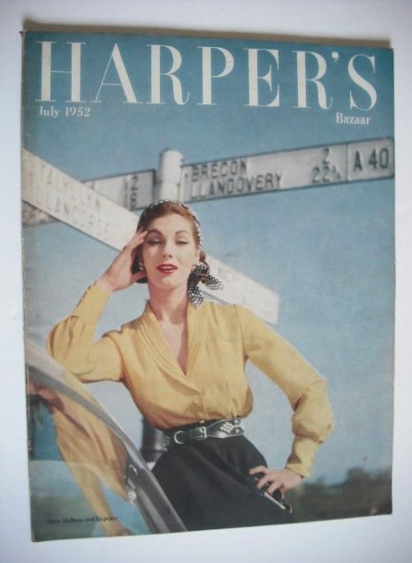 Harper's Bazaar magazine - July 1952