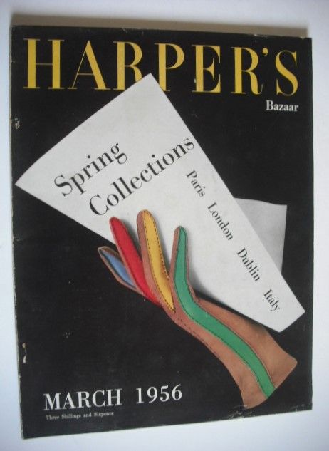 Harper's Bazaar magazine - March 1956