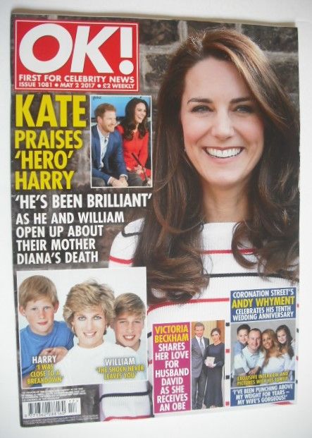 <!--2017-05-02-->OK! magazine - Kate Middleton cover (2 May 2017 - Issue 10