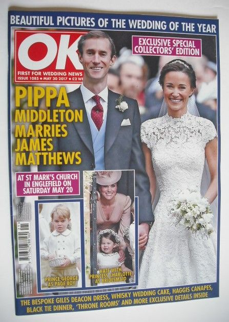 OK! magazine - Pippa Middleton marries James Matthews cover (30 May 2017 - Issue 1085)