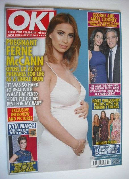 <!--2017-06-20-->OK! magazine - Ferne McCann cover (20 June 2017 - Issue 10