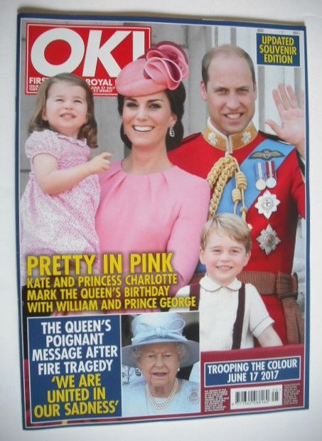 OK! magazine - Queen's Birthday cover (27 June 2017 - Issue 1089)