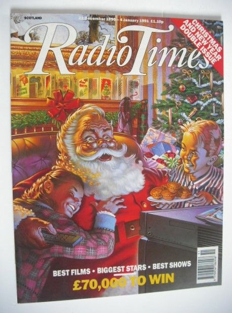 Radio Times magazine - Christmas and New Year Issue (22 December 1990 - 4 January 1991, Scotland Edition)