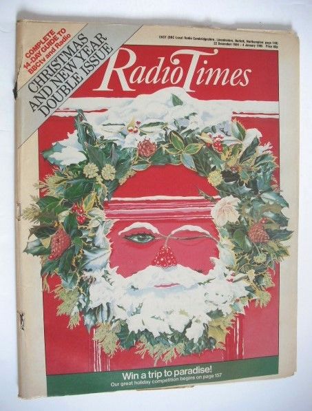 Radio Times magazine - Christmas cover (22 December 1984 - 4 January 1985, East Edition)