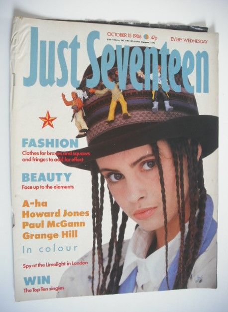 Just Seventeen magazine - 15 October 1986