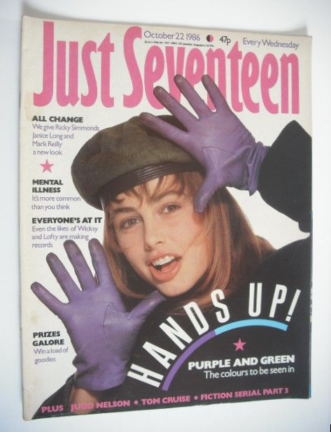 Just Seventeen magazine - 22 October 1986