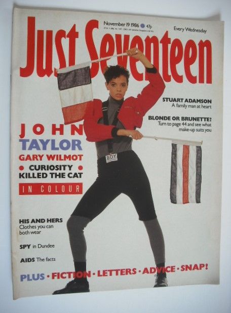 Just Seventeen magazine - 19 November 1986