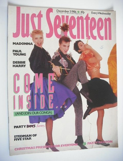 <!--1986-12-03-->Just Seventeen magazine - 3 December 1986