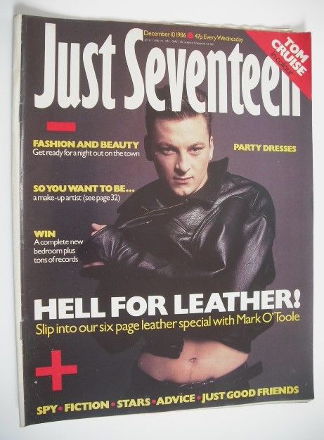<!--1986-12-10-->Just Seventeen magazine - 10 December 1986 - Mark O'Toole 