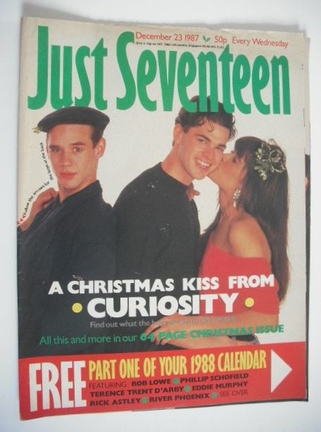 Just Seventeen magazine - 23 December 1987