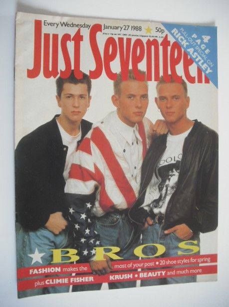 Just Seventeen magazine - 27 January 1988