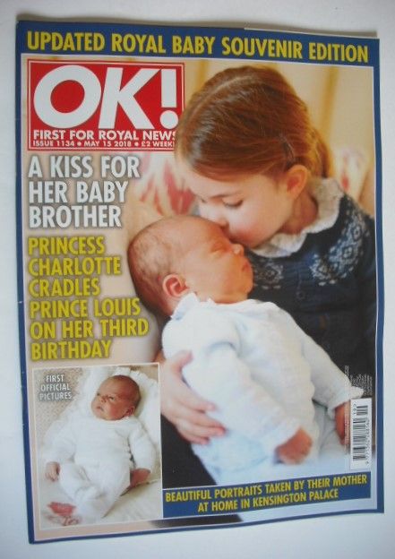 OK! magazine - Princess Charlotte and Prince Louis cover (15 May 2018 - Issue 1134)