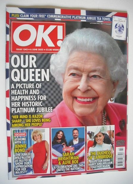 <!--2022-06-06-->OK! magazine - Queen Elizabeth II cover (6 June 2022 - Iss