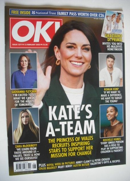 OK! magazine - Kate Middleton cover (13 February 2023 - Issue 1377)